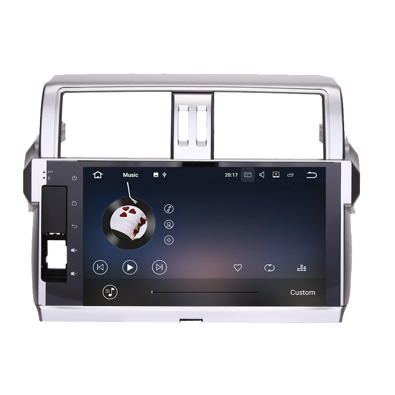 Автомагнитола Lenvio 2 Гб ОЗУ Android 7 1 GPS навигация мультимедиа для Toyota Prado 150 2014 2015 2016