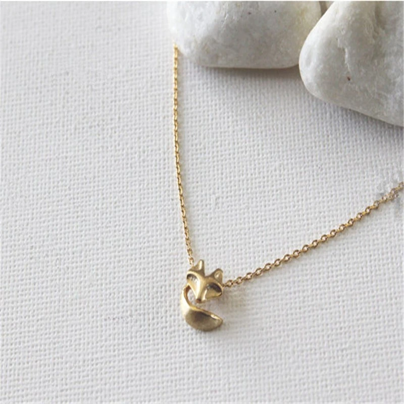 Лисица ожерелье в Фокси животных подружек невесты подарок матери День Святого