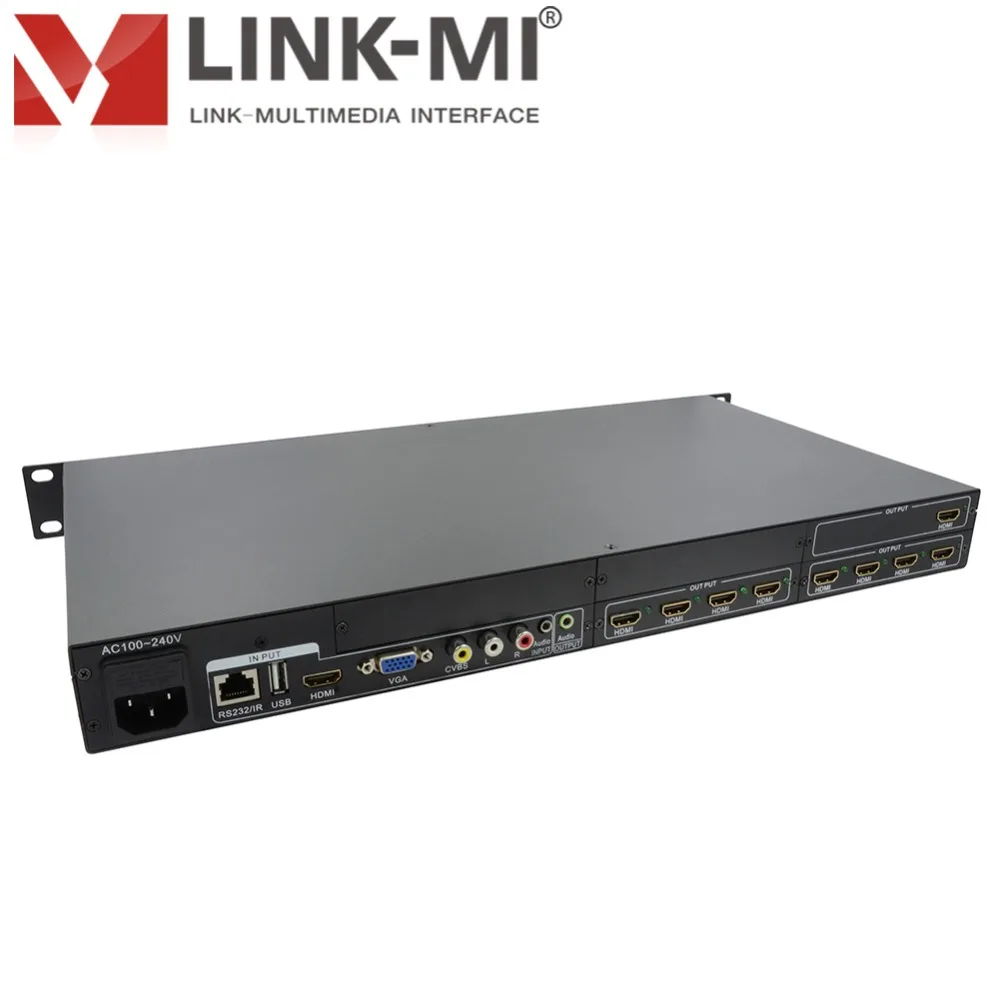 LINK MI LM SP49 HD сплиттер с масштабируемым входом HDMI + AV VGA USB 9 display S Аксессуары