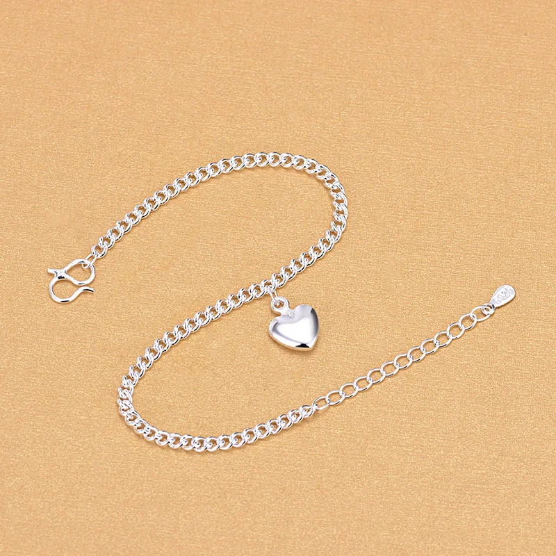 Высокое качество оптовая продажа браслеты цепочки из настоящего серебра 925 пробы