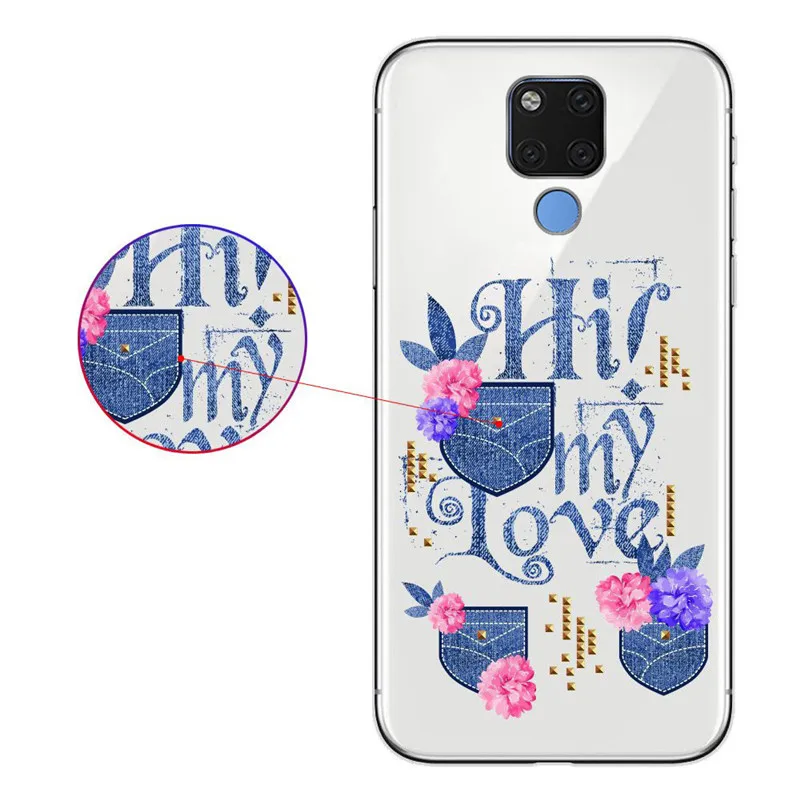 Чехол для телефона с защитой от падения Huawei Mate20 полноразмерный прозрачный