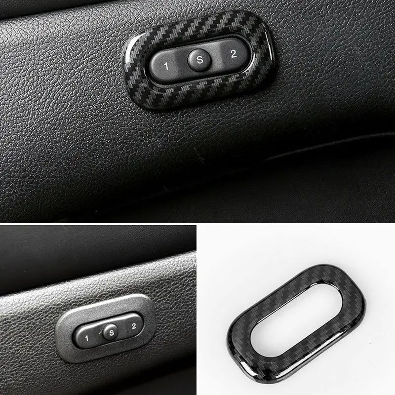 Новая накладка кнопки памяти из углеродного волокна для Jeep Grand Cherokee 2011 2012 2013 2014 2015
