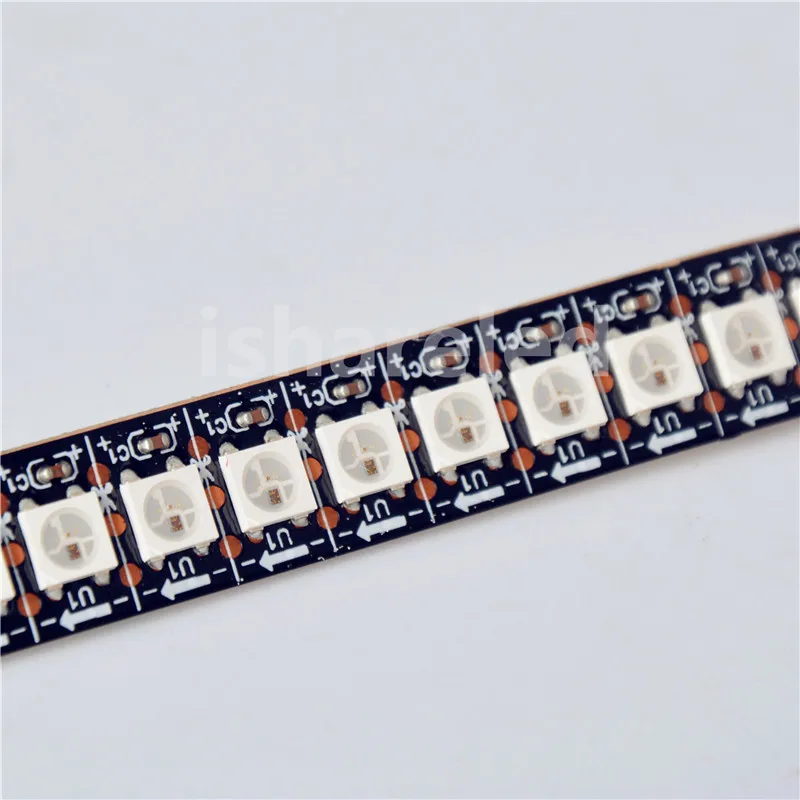 1 ~ 5 м в SK6812 WS2812B 144 светодиодов/m Белый черный SMD 5050 RGB Мечта адресуемых цветов