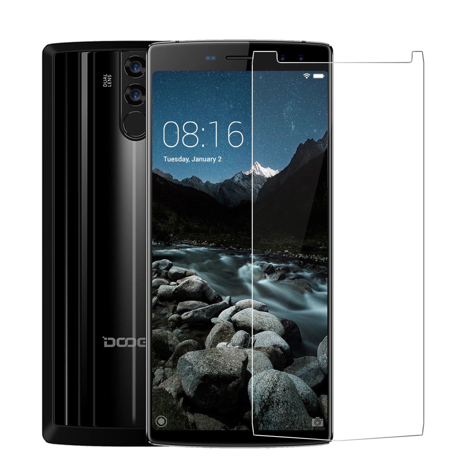 2 шт./лот 2.5D 0 26 мм 9H Премиум Закаленное стекло Для Doogee BL12000 & Pro защитная