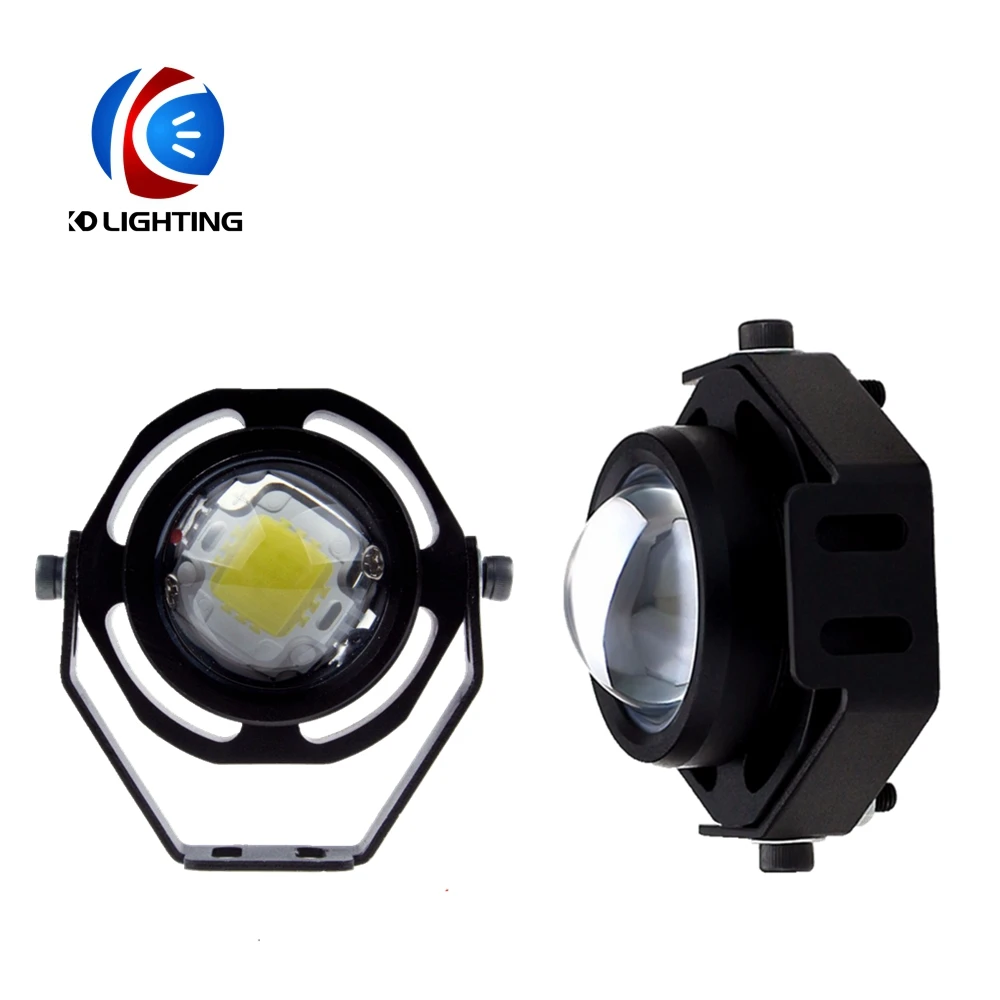 KD 2 шт. Высокая мощность DRL COB чипы 10 Вт led 480lm Eagle Eye светодиодные drl микробы 6000K-6700k
