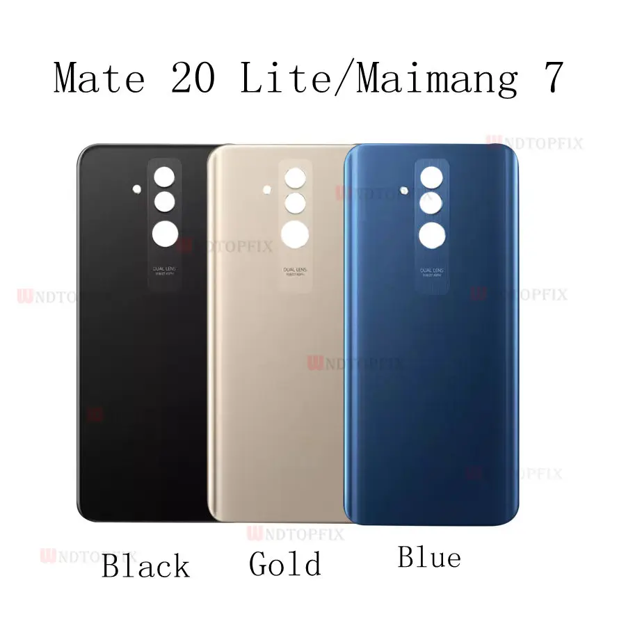 Задняя крышка батарейного отсека для Huawei Mate 20 Lite стеклянная | Мобильные телефоны