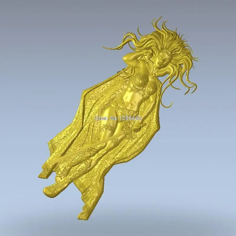 Высокое качество 3d модель рельеф для ЧПУ или 3D принтеров в формате STL women_ELF1|3d model