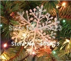 

Free shipping 99pcs/lot,10cm Christmas snow,christmas gift,christmas decoration