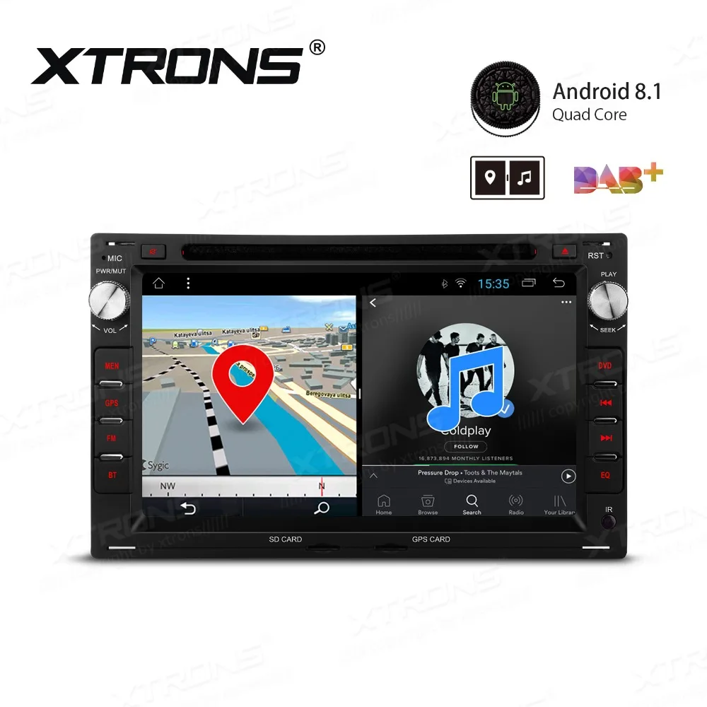 XTRONS " сенсорный экран автомобильный dvd-плеер на основе Android RCA gps навигация для Фольксваген Бора Гольф MK4 LUPO CHICO для сиденья для SKODA