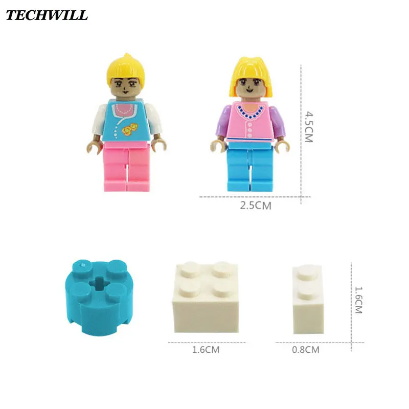 Для девочек ролевые игры игрушки кукольные дома строительные блоки сделай сам