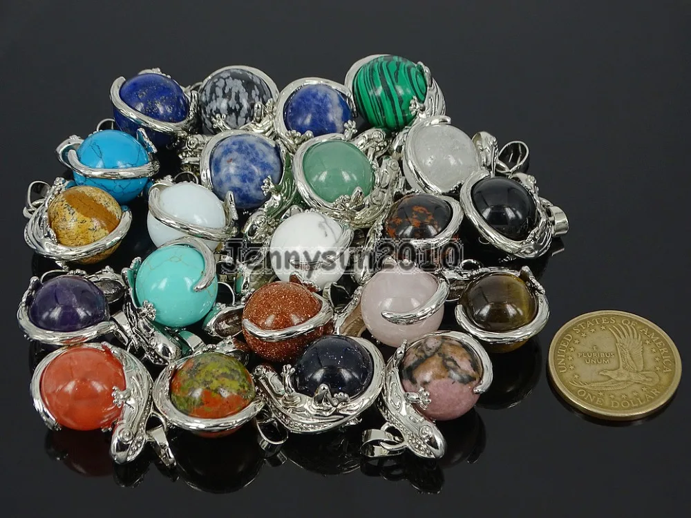 Натуральные драгоценные камни с родохрозитом черная линия круглый шар чакра