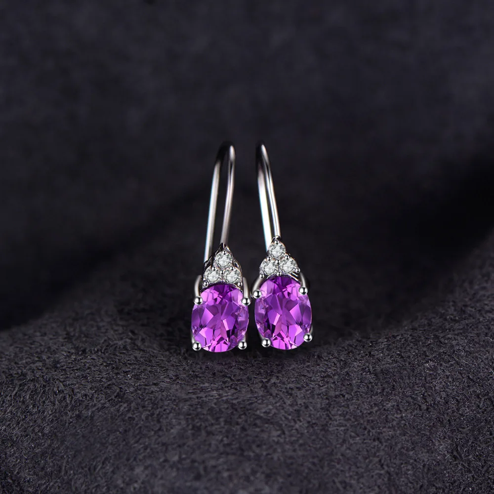 Jewelrypalace 100% стерлингового серебра 925 2.2ct Овальный создания Александрит сапфир