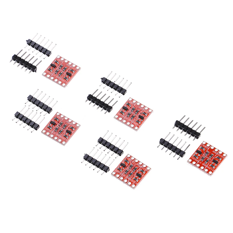 5 комплектов четырехканальный Двунаправленный конвертер логического интерфейса