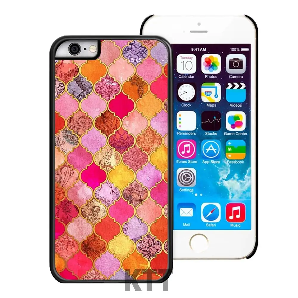 04 Personalità astratto индии ацтеков Тпу Nero сотовый телефон сумки чехол для 4S 5C 5S SE 6 S 7 Plus IPOD