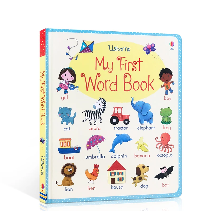 Книга с изображением на английском языке: новые книги-My First Word Book английский