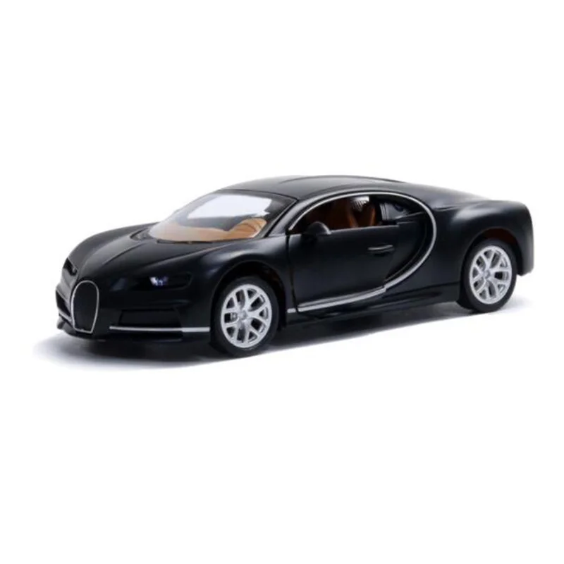 Игрушечный автомобиль Bugatti Chiron в масштабе 1:32 из металлического сплава литой