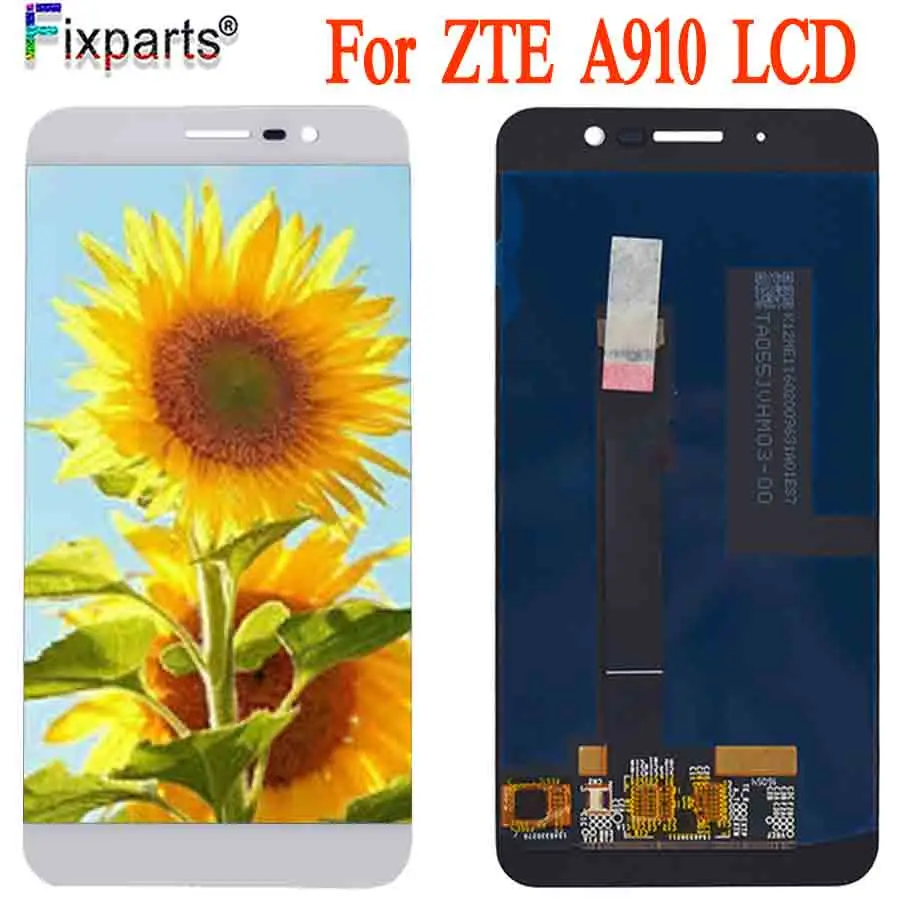 Протестированный новый черный ЖК дисплей для ZTE Blade A910 запасные части