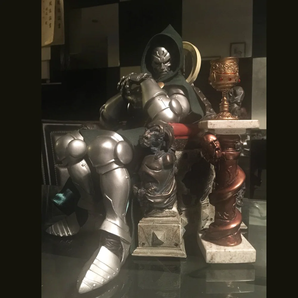 Новое прибытие 1/4 шкала Доктор Дум на троне статуя Recast ограниченное Кол во|dr doom|doom