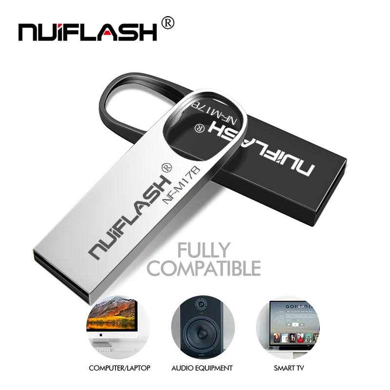 

popular USB Flash Drive 64GB Metal Pendrive High Speed USB Stick 32GB Pen Drive Real Capacity 16GB USB Flash for free shipping