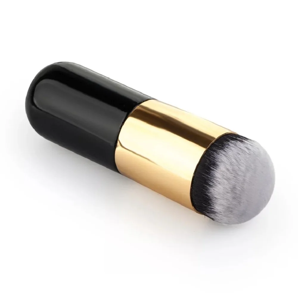 Одноцветная пудра для румян основа макияжа Кисть с круглой головкой Мягкая