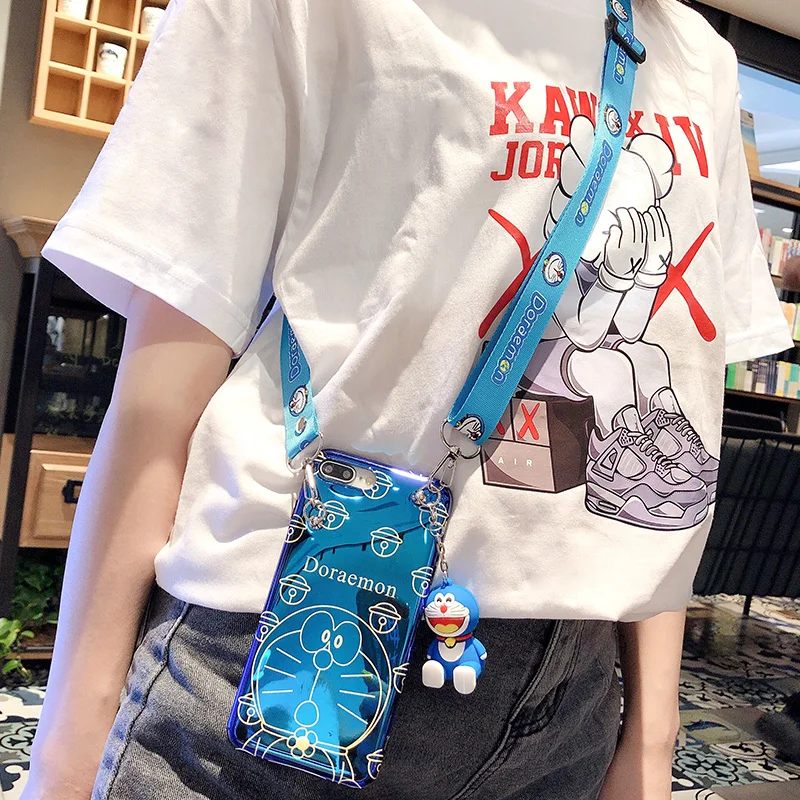 Милый чехол Sam S10 plus мягкая задняя крышка Doraemon для samsung Galaxy S8 S8plus S9 Note9 note8 + игрушка