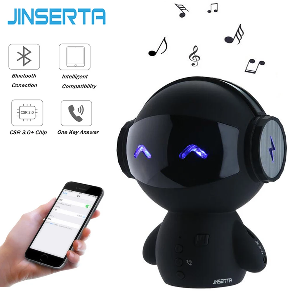 JINSERTA Bluetooth беспроводные Мультяшные портативные мини колонки стерео музыкальные
