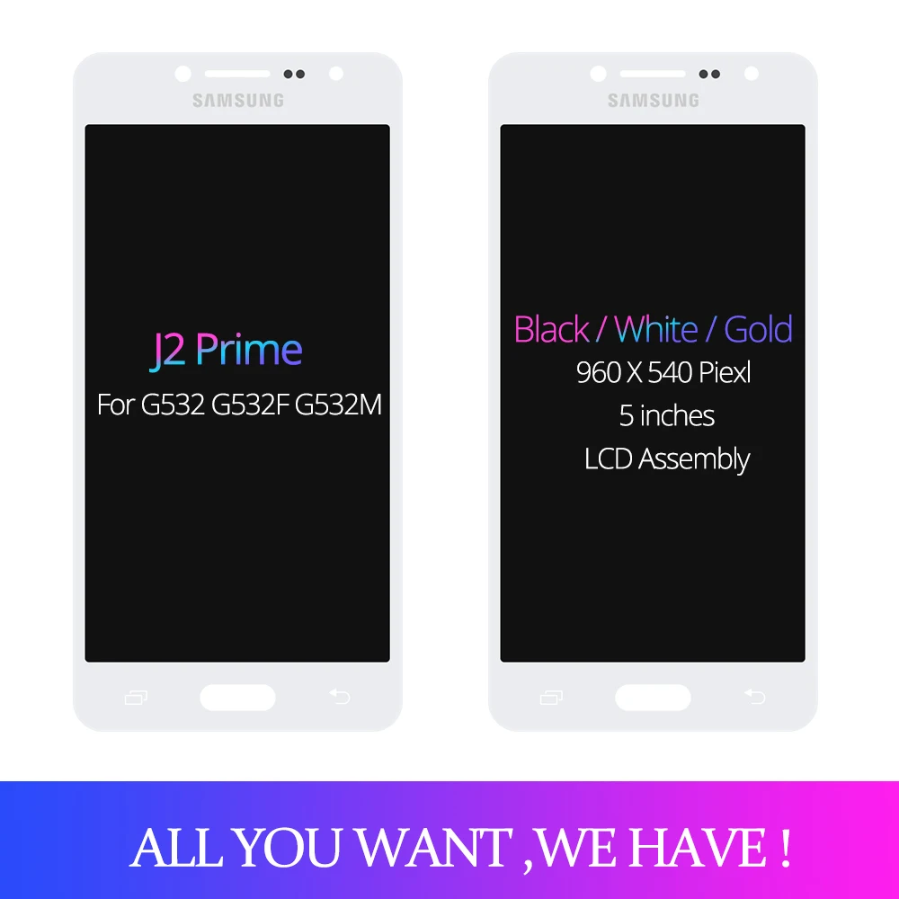 Для Samsung Galaxy J2 Prime G532 SM G532F G532M сенсорный экран дигитайзер + ЖК дисплей модуль в