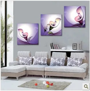 Фабричный магазин Набор для вышивки крестиком тройной фиолетовый цветок каллы