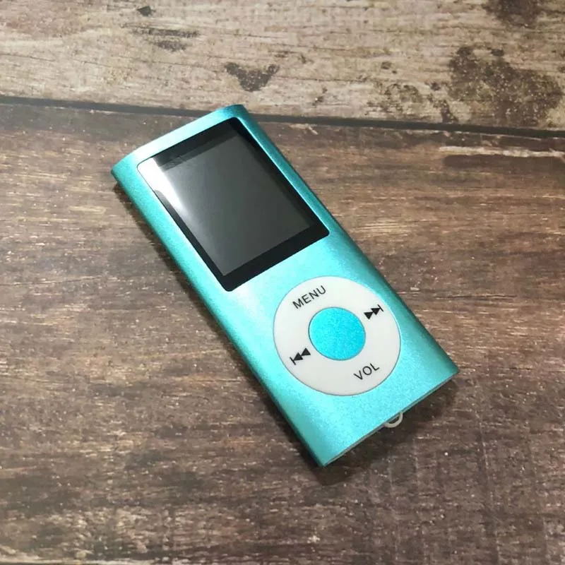 Синий MPLSBO Mp3 музыкальный плеер FM радио динамик Mp3 спортивный плеер цифровой светодиодный ЖК-экран Поддержка SD/TF карты Walkman с наушниками - Цвет: Синий