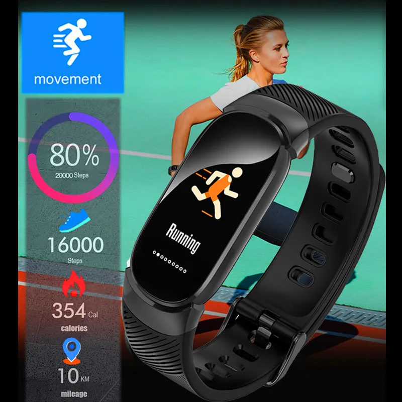 New Arrival Smart Watch Men Women Outdoor Sport Fitness Heart Rate Monitor Blood Pressure Oxygen Health pk mi band 3 | Электроника