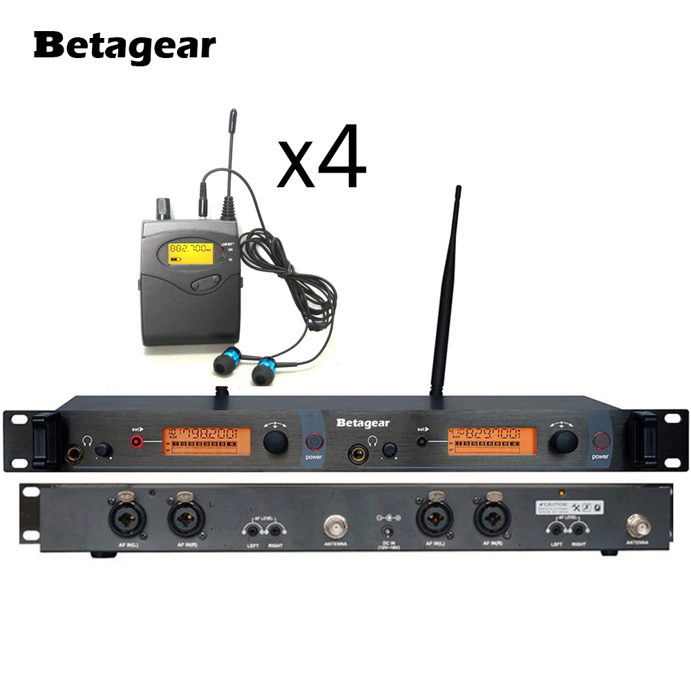 Беспроводная система мониторинга Betagear SR2050 IEM персональный монитор для сцены 4