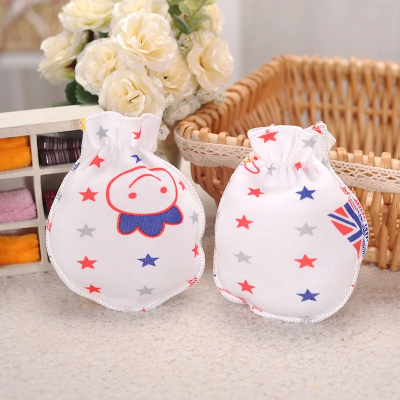 1 пара детские перчатки для новорожденных варежки девочки теплые детей 0-6 месяцев