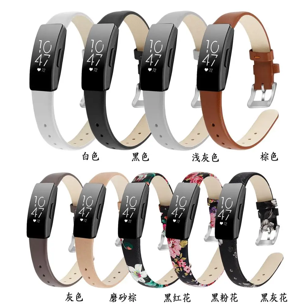 Роскошный сменный ремешок из натуральной кожи для Fitbit inspire/inspire hr наручных часов