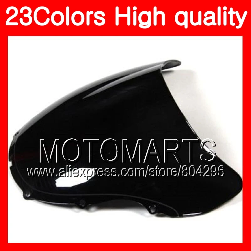 

23Colors Windscreen For HONDA CBR600F4 99 00 99-00 CBR600 F4 CBR 600 F4 CBR 600F4 1999 2000 Chrome Black Clear Smoke Windshield