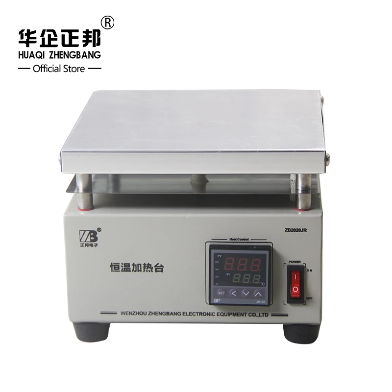 

Нагревательная платформа ZHENGBANG для печатных плат с цифровым дисплеем и контролем температуры, 0 ~ 400 ''C 800 Вт, нагревательная пластина для печа...