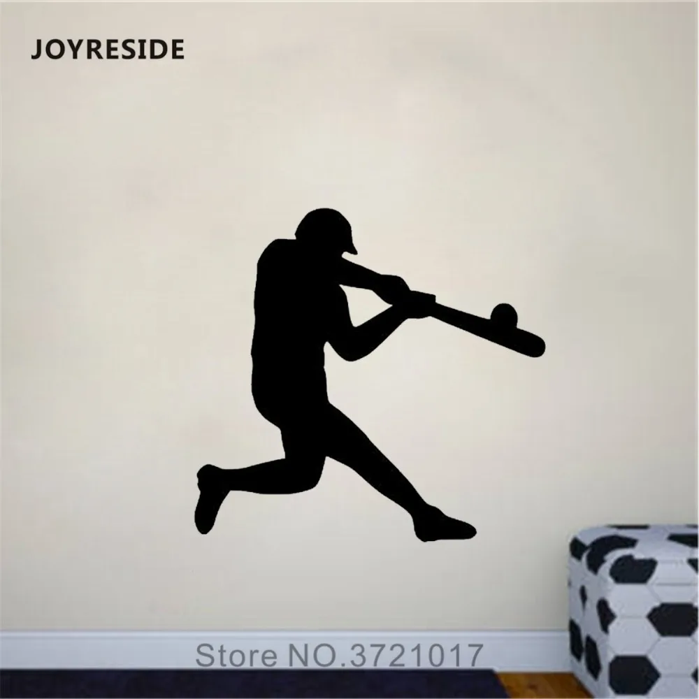 Joyestee бейсбольные настенные спортивные наклейки ударные виниловые для детей