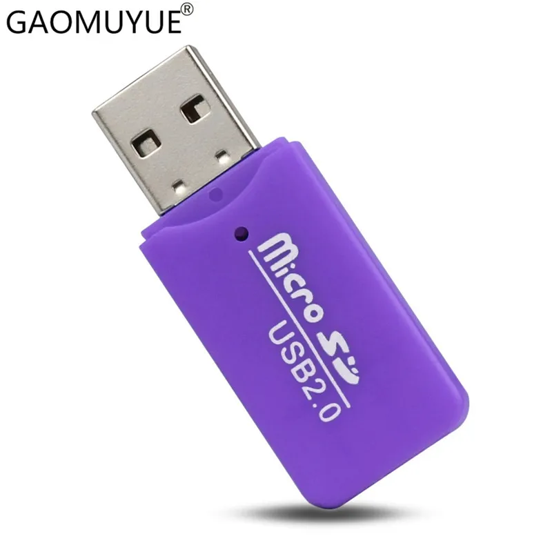 Кард-ридер GAOMUYU Mini USB2.0 для Micro SD карт в кард-ридере s для карт памяти tf DJ1