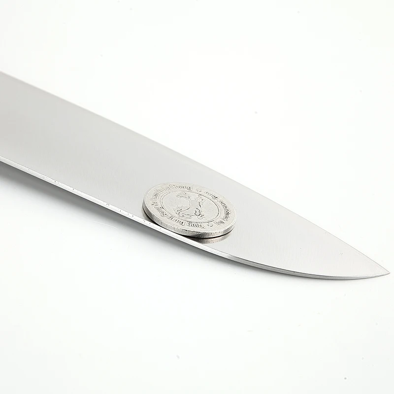 Поварской нож SHI BA ZI ZUO SL1608-C Supreme из нержавеющей стали, 7 дюймов, с удобной и сбалансированной ручкой.
