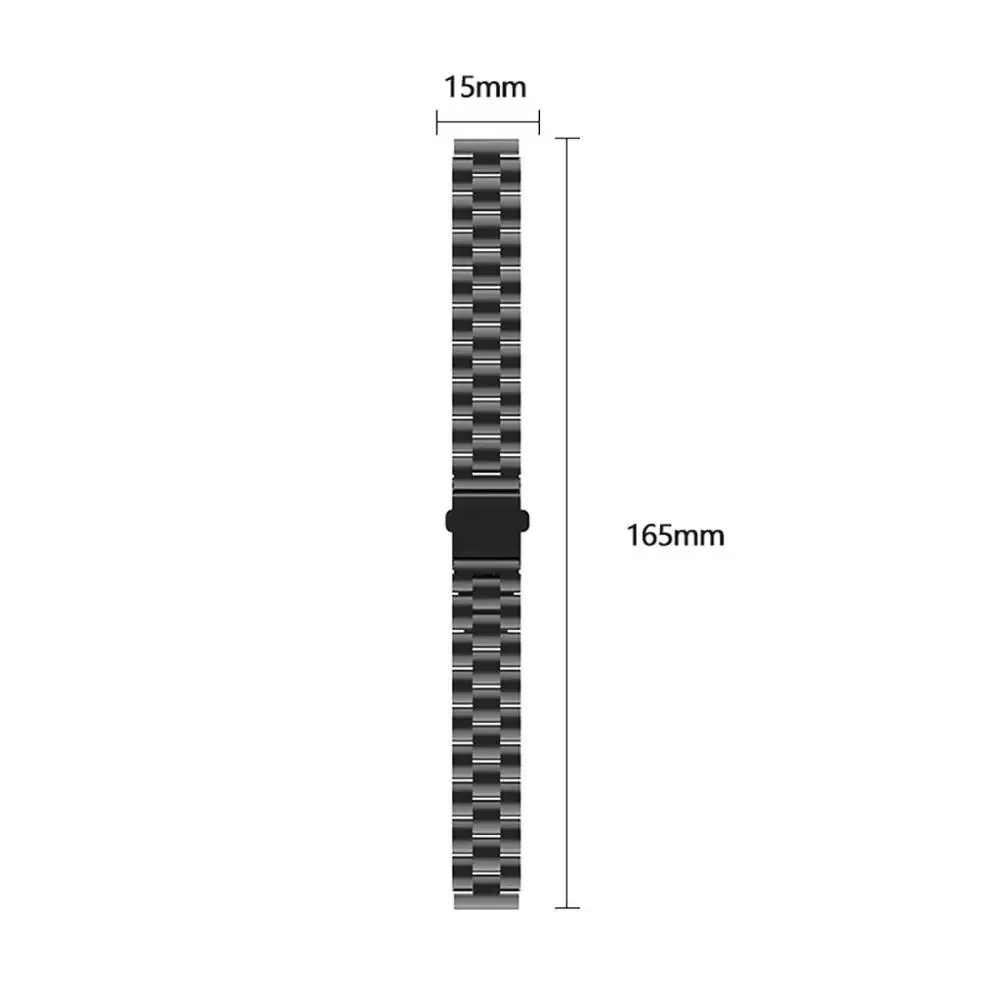 Сменный Браслет для Xiaomi Mi Band 4 браслет из нержавеющей стали роскошный серебристый
