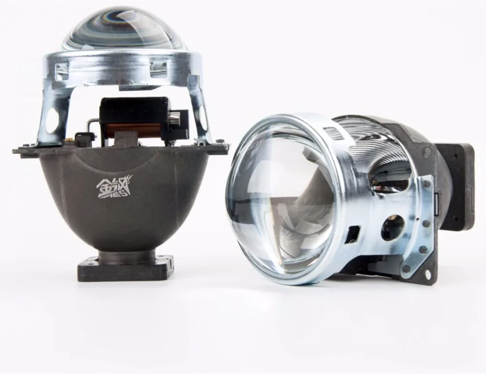 

2pcs 3.0 inch H4 Q5 Bi xenon Bixenon hid Projector lens metal holder D2S D2H hid xenon kit headlight car headlight