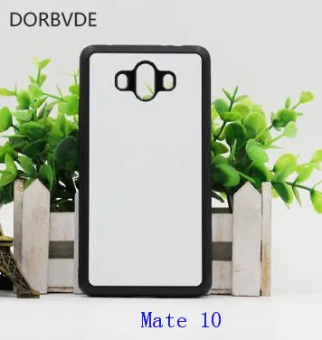 Для Huawei P8 P9 P10 lite mate 9 Pro пустой 2D сублимационный ТПУ + ПК резиновый чехол для 10 с