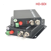 hd sdi video audio fiber optic media converters transmitter and recevier with rs 485 data for sdi cameras cctv