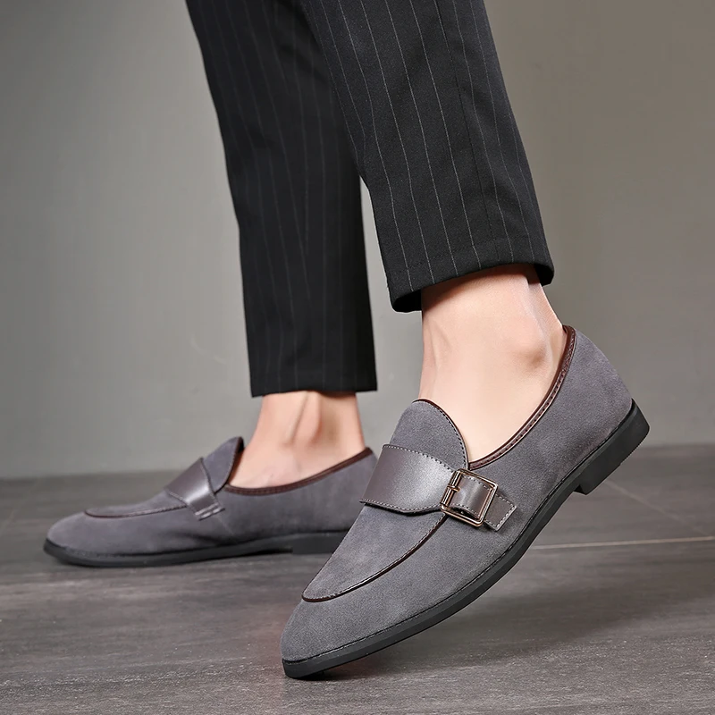 Yomior Fashion Summer Men Dress Leather Shoes Handmade Brogue Style Party Wedding Shoes Man Flats Loafers Oxfords Formal Shoes