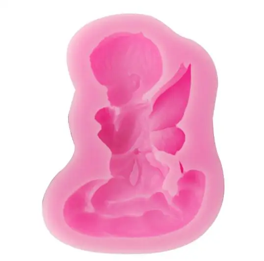 

New Fashion Shape 1PC Angel Silicone Mold for Resin Polymer Clay Fondant Cake Chocolate