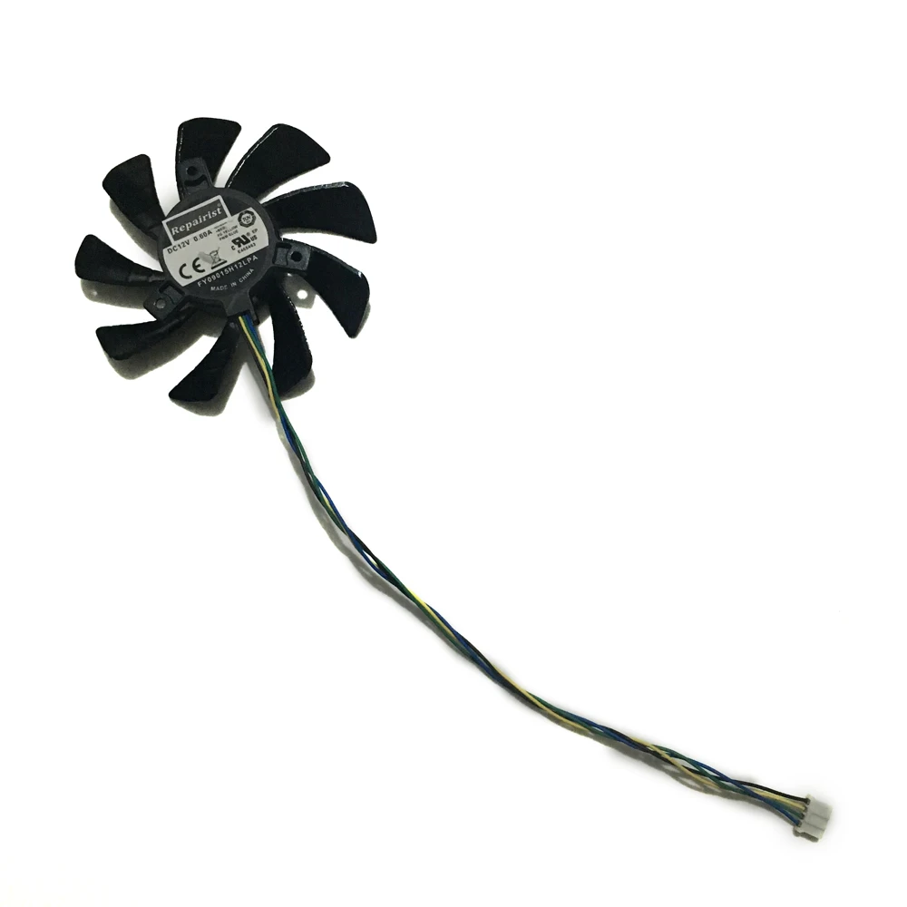 Вентилятор 85 мм RX 550 RX460 GPU VGA кулер для Видеокарты Radeon HIS RX550 460 iCooler система