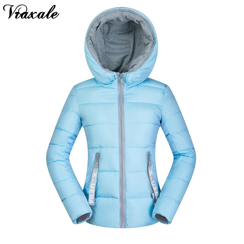 Vraxale Новинка зимы плюс Размеры пальто 2017 с капюшоном Для женщин Короткие Куртка