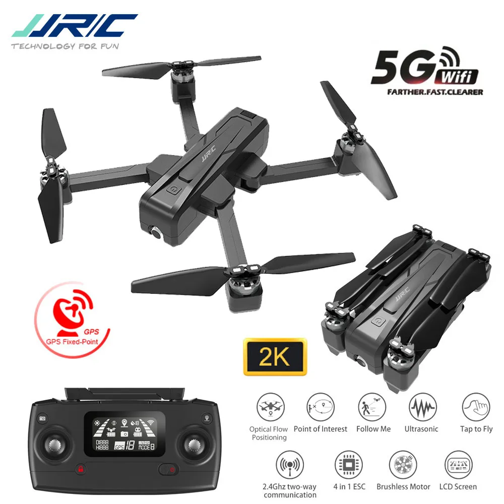 

JJRC X11 Professional GPS RC Drone With 5G WiFi FPV 2K HD Camera GPS Location Tracking 20mins Flight Time RC Drone Helicopters