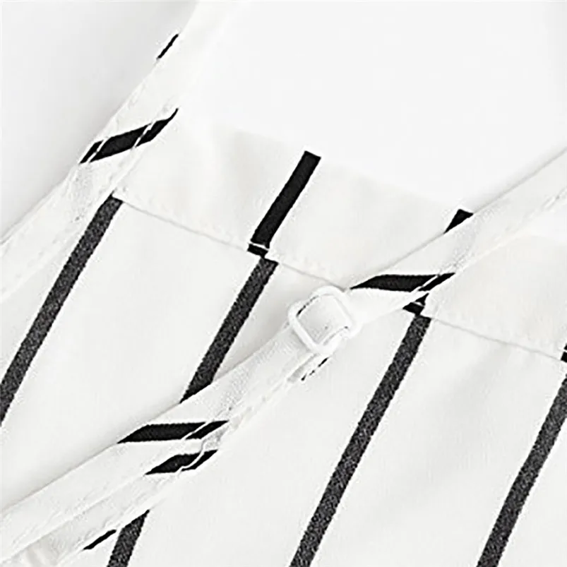 

Hot Sale Casual Sets Women's Stripe Bandage Strap Crop Cami Top With Shorts Set Summer Style Fashion Temperament Set D19