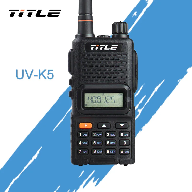 1 шт.) черный KSUN портативное радио UV-K4 двухдиапазонный UHF 400-520 МГц fm-радио двухстороннее Радио рация