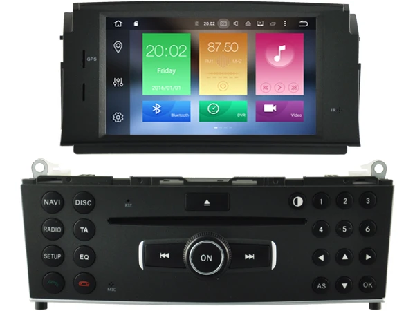 4G RAM Octa8-Core Android 8 0 Автомобильный DVD плеер для BENZ C CLASS W204 2007 2008 2009 2010 2011 аудио gps